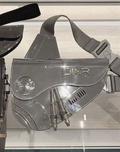 dior x sorayama saddle bag silver|Dior x Sorayama Saddle Bag Silver in Metal with Silver.